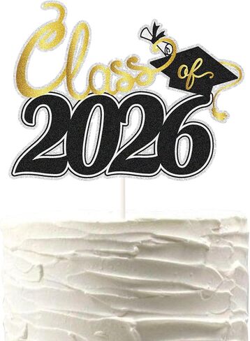 Class of 2025 Cake Topper Congrats Grad 2025 Happy Graduation Cake Decor You Did It College High School 2025 Graduation Party Decoration (Green) in Kuwait