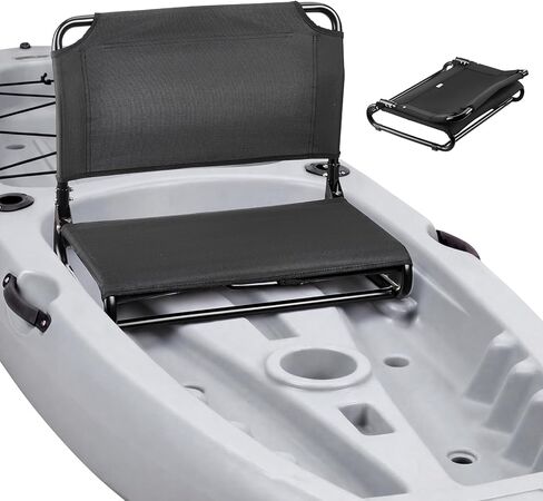 VEVOR Kayak Seat, Folding Kayak Seat with Comfortable Back Support, Aluminum Alloy Frame & 600D Oxford Fabric, Easy Assembly for Paddling, Fishing and Recreational Kayaking in Saudi Arabia