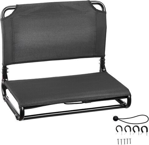 VEVOR Kayak Seat, Folding Kayak Seat with Comfortable Back Support, Aluminum Alloy Frame & 600D Oxford Fabric, Easy Assembly for Paddling, Fishing and Recreational Kayaking in Saudi Arabia