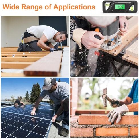Digital Level Magnetic, 2 in 1 Digital Angle Finder, Digital Protractor Inclinometer, LED Display Angle Ruler, Electronic Level in Saudi Arabia