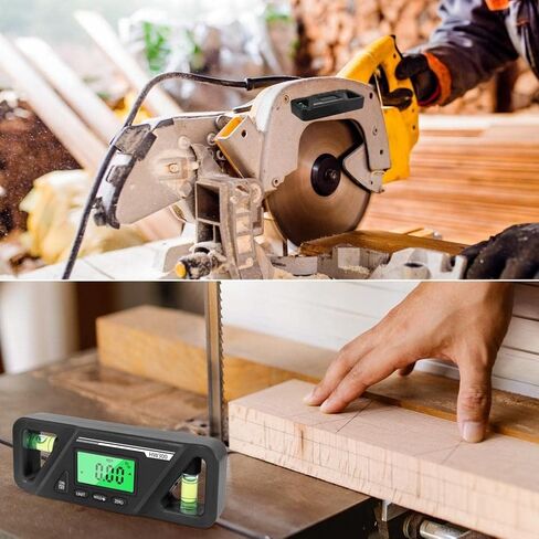 Digital Level Magnetic, 2 in 1 Digital Angle Finder, Digital Protractor Inclinometer, LED Display Angle Ruler, Electronic Level in Saudi Arabia