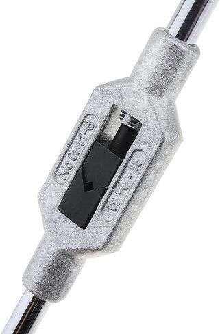 11pcs Mini Tap Wrench Set Metric Tap Set with High Speed Steel Hand Screw Thread Plug Taps M1 M1.2 M1.4 M1.6 M1.7 M1.8 M2 M2.5 M3 M3.5 Adjustable Tap Wrench for Woodworking Machinery Repair in Saudi Arabia