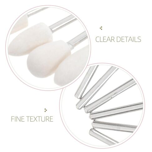 13 قطعة ورأى الصوف تلميع عجلات التلميع مع 3 مللي متر عرقوب للمجوهرات الزجاج مرآة تلميع أداة دوارة طحن رؤساء عدة in Kuwait