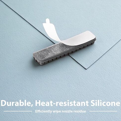 10 قطع من فرشاة الفوهة البديلة لممسحة فوهة السيليكون من Bambu Lab A1 مجموعة تنظيف فوهة الطابعة ثلاثية الأبعاد أداة تنظيف لأجزاء الطابعة ثلاثية الأبعاد وملحقاتها، غير متوافقة مع A1 Mini in Kuwait