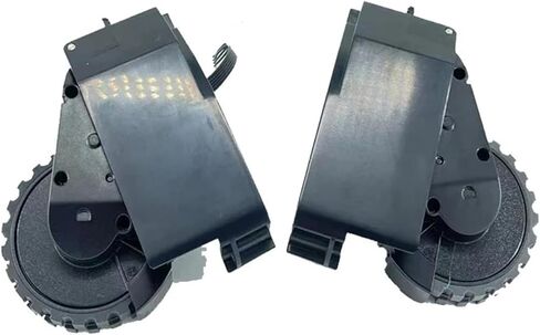 Left and Right Drive Wheels.Compatible for AIRROBO T10+. Replacement Parts.(Black L+R) in Saudi Arabia
