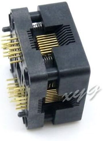OTQ-32-0.8-02 7x7 mm Pitch 0.8 QFP32 TQFP32 LQFP32 PQFP32 QFP IC MCU Test Burn-in Programming Adapter Socket Enplas @XYG in Saudi Arabia