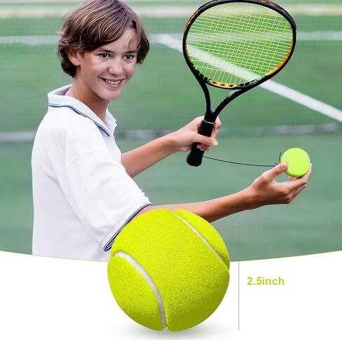 3 Pack Tennis Balls,High Elasticity Practice Tennis for Beginner,Training Balls in Saudi Arabia