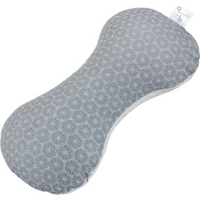 Babymoov Mom & Baby Pillow | Ultra Soft Cushion for Sleeping, Reading, Leg Support, Pregnancy, Nursing & Breastfeeding Gray 22x12x6.5 Inch (Pack of 1)