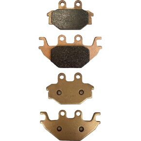 Demon Powersports Front Left/Right Rear Sintered Brake Pads (2006)(2010)(2012-17) Kawasaki Brute/DVX 300/300, Built In High Density Sintered Metallic Material For Better Grip & Longer Life