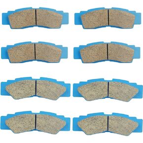 Front & Rear Ceramic Brake Pads Set for Yamaha YXZ 1000 R SS SE XTR 2016-2022, 4 sets Front and Rear Brake Pads