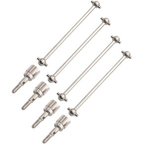 ShareGoo Metal 08029 Dogbones 89.5mm Drive Shaft & 02033 Stub Wheel Axle Compatible with Redcat Volcano Epx/Pro HSP Exceed 1/10 RC Car Truck Replacement