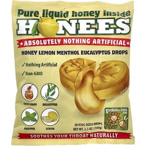 Honees Honey Lemon Cough Drops, 20 Drops Each (Pack of 6) in Kuwait