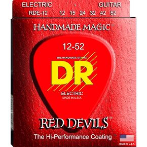 DR Strings Red Devils - Extra-Life Red Coated Electric 12-52