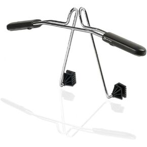 Zento Deals Chrome Car Seat Coat Rack Hanger - 11in to fit onto Most headrests (Silver 1)