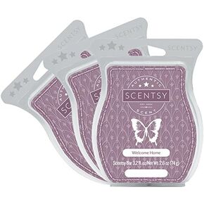Scentsy, Welcome Home, Scentsy Bar, Wickless Candle Tart Warmer Wax 3.2 Oz Bar, 3-Pack (3)