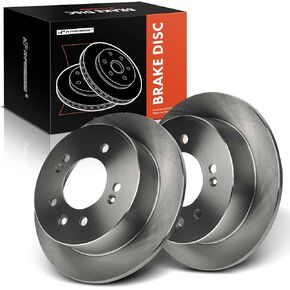A-Premium 10.82 inch (275mm) Front Vented Disc Brake Rotors Compatible with Select Hyundai Models - Elantra 2007 2008 2009 2010 2.0L, 2-PC Set