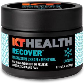 KT Health, Magnesium Cream, Activate - Warms & Loosens Tight Muscles - Use Pre-Workout to Reduce Stiffness