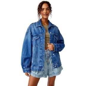 Free People Women's All in Denim Jacket