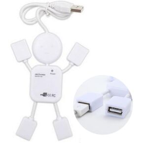 Mobestech Dispenser Usb Hubs 4 Laptop Pda for Ports Mini Phone Multiple Splitter Expansion Data White Computer High Port USB Hub Portable Shape Creative People Home Usb Hubs Usb Hubs Usb Hubs Usb Hubs