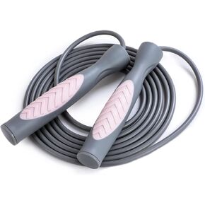 Kids Jump Rope with Silicone Comfortable Grips, Adjustable Tangle-Free Fitness Skipping Rope for kids girls boys women and men,Training, Workout and Weight Loss