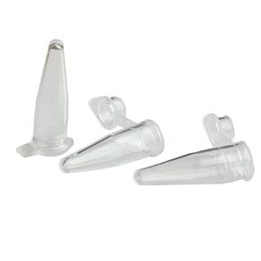4 Size 0.2ml 0.5ml 1.5ml 2ml Microcentrifuge Tube Graduated Holder Vial Tiny Container with Snap Cap, Clear EP Tube for Tiny Seeds Scre Storage Sample Tube (100 in Total)