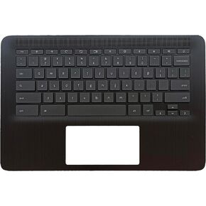 Replacement for HP Chromebook 14 G7 CB E 14 G7 TPN-Q255 Laptop Upper Case Palmrest Keyboard Assembly Part M47207-001 Top Cover