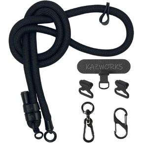 حزام الهاتف الخليوي الحبل الهاتف Crossbody سميكة حبل الهاتف حبال 47in-63in قابل للتعديل in Kuwait