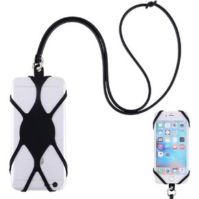 simarro Universal Cell Phone Lanyard, Silicone Cell Phone Neck Strap Lanyard Crossbody Phone lanyard anti-fall Phone Protective Case Compatible with Most Phone