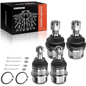 A-Premium Set of 4, Front Upper & Lower Ball Joints Kit, Compatible with Dodge Ram 1500 2000-2001, 4WD Only