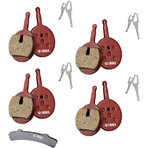 4 Pairs Bicycle Disc Brake Pads for Avid Mechanical BB5 (Resin,Semi-Metallic,Sintered Metal)