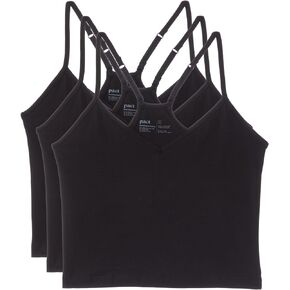 Pact Women's Everyday Shelf Bra Cropped Camisole 3-Pack