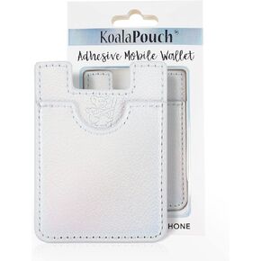 Glitter Koala Pouch - Phone Card Holder, Stick On Wallet (Holographic)