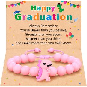 Dinosaur Bracelet for Boys Girls Preschool Kindergarten Class of 2024 Graduation