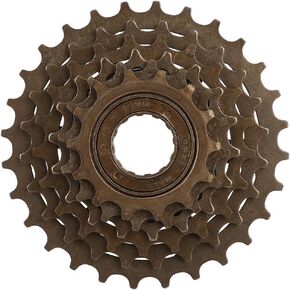 6 Speed Freewheel, 14T-28T Teeth Freewheel,Wear- Resistant and Durable Bicycle Cassette, 6-Speed Multiple Freewheel, Bike Sprocket, Mountain Bike Replacement Accessory