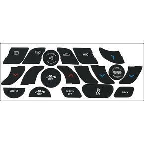 Dash Button Repair Sticker Interior Decals Fit for Chrysler 200 300 2014 2015 2016 2017 A/C Climate Air Condition Dash Button Repair Kit Control Button Repair Decals Sticker