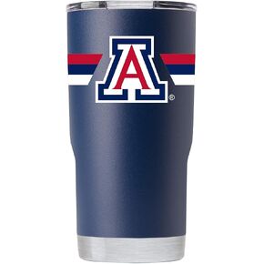 Gametime Sidekicks Arizona 20oz Navy Tumbler - Officially Licensed, 18/8 Stainless Steel, Double-walled, Vacuum-insulated, UV LED Printed Logos, Sweatless, Stays Hot/Cold in Kuwait