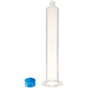 Metcal 955-NBL Series 700 Fluid Dispensing Syringe Barrel with EF Blue Piston, Natural, 55cc Capacity (Pack of 50)