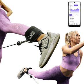 Ankle Straps for Cable Machine Kickbacks, Glute Workouts, Lower Body Exercises - Adjustable Leg Straps with Neoprene Padding