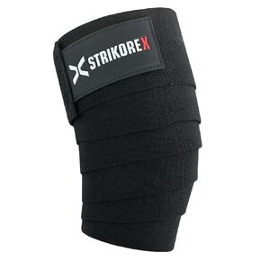 Knee Wraps For Weightlifting (pair) for Men & Women Best for Cross Trainings and Leg Press,Gym Wraps for Workout,Powerlifting & Fitness Squats Flexible Knee Strap (RED/BLACK)