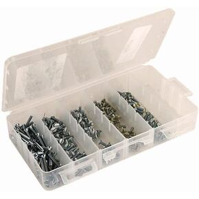 Selecta SPK2 Wall Plate Screw Kit White/Ivory/Zinc w/Phillips Head, 250 Pieces Total