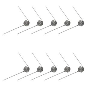 10Pcs 90 Degree Torsion Spring 9 Coils 0.5mm Wire Diameter Small Springs Stainless Steel Tiny Torsional Spring OD 6mm for Tool Repair, Wookworking DIY