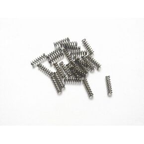 Stainless Steel Compression Springs Silver Tone 0.5x3x10mm 20 Pcs