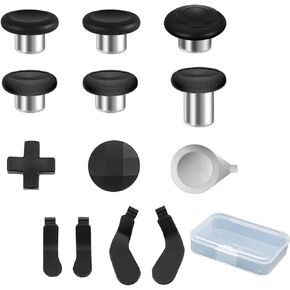 13 in 1 Component Pack for Xbox Controller Elite Series 2/Series 2 Core,Metal Thumbsticks for Xbox Elite Series 2 Core,Elite 2 Controller Replacement Paddles Joystick Component Pack