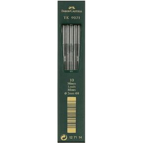 Faber-Castell F127114 2mm 4H Leads (Pack of 10)