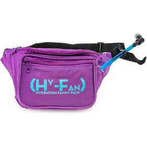 Hydration Fanny Pack with Bladder, 17oz BPA-Free, Hands-Free Design, Secure Pockets, Ideal for Athletic Outdoor Activities, Travel and More - Green