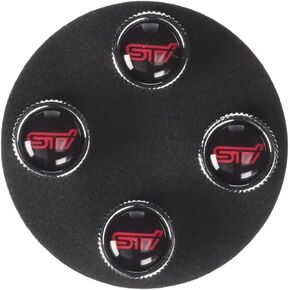 Subaru STi Logo Tire Valve Stem Caps Set of 4 WRX for Sti Impreza Forester Legacy BRZ Outback Crosstrek Impreza Solterra - SOA342L136 - Genuine OEM