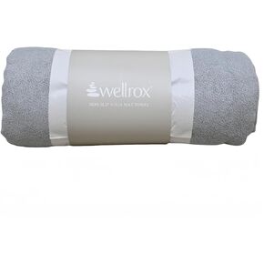 Yoga Mat Towel- Anti-Slip, Microfiber Yoga Towels for Hot Yoga Non-Slip- Prevent Injury & Absorb Sweat- 74" x 26" (GREY)
