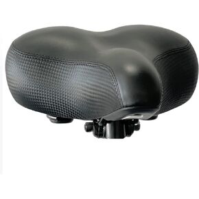 Oversized Comfort Bike Seat, Wide Bicycle Saddle with Suspension Shock Absorbers Super Soft Comfortable Universal Fit for Exercise Bikes and Outdoor Bikes - Andrew James