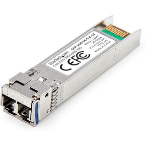 StarTech.com وحدة SFP28 المتوافقة مع Cisco SFP-25G-LR-S، ألياف أحادية الوضع 25 جيجابت (SMF)، 25 جيجابت إيثرنت 10 كم (6.2 ميل)، جهاز إرسال واستقبال LC