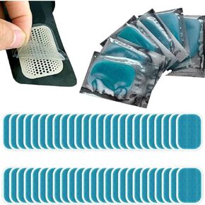 50 Pcs/25 Packs Gel Pads for ABS Stimulator ABS Trainer Replacement Gel Sheet ABS Gel Sheet for Abdominal Muscle Trainer, Accessory for Ab Workout Toning Belt.